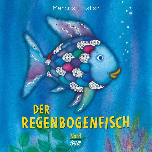 Buchcover und Innenansicht für das Buch: Der Regenbogenfisch