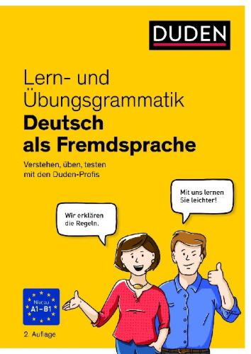 Buchcover und Innenansicht für das Buch: Lern- und Übungsgrammatik Deutsch als Fremdsprache
