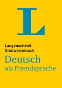 Buchcover und Innenansicht für das Buch: Langenscheidt Großwörterbuch Deutsch als Fremdsprache