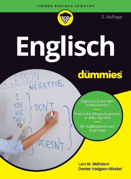 Buchcover und Innenansicht für das Buch: Englisch für Dummies