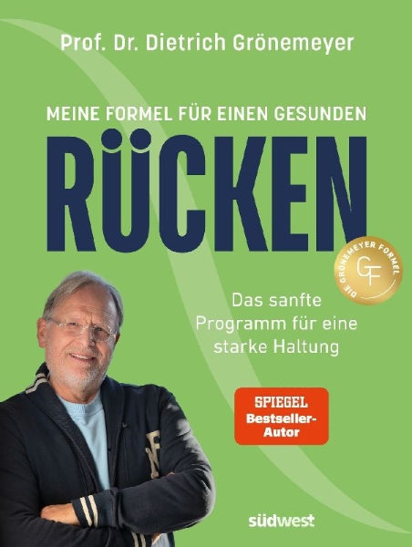 Buchcover und Innenansicht für das Buch: Meine Formel für einen gesunden Rücken