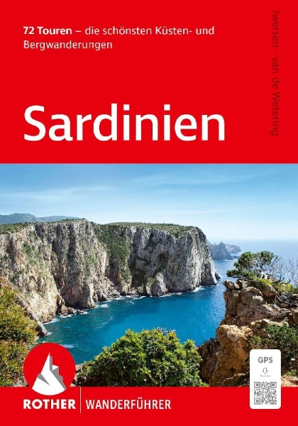 Buchcover und Innenansicht für das Buch: Sardinien, Rother Wanderführer