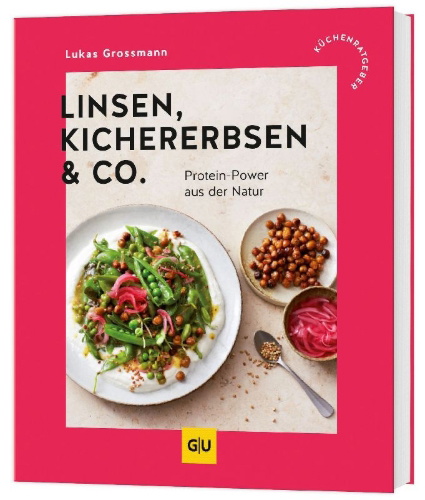 Buchcover und Innenansicht für das Buch: Linsen, Kichererbsen & Co.