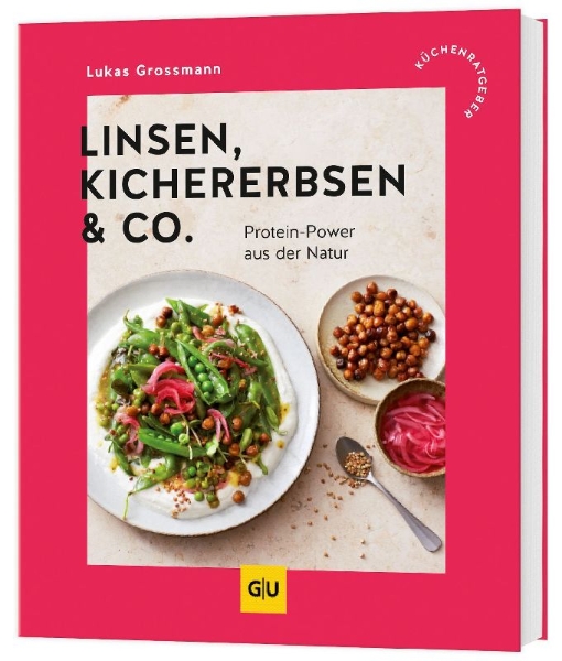 Buchcover und Innenansicht für das Buch: Linsen, Kichererbsen & Co.