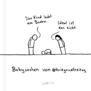 Buchcover und Innenansicht für das Buch: Babysachen von @kriegundfreitag 