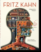 Buchcover und Innenansicht für das Buch: Fritz Kahn. Infographics Pioneer