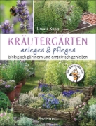 Buchcover und Innenansicht für das Buch: Kräutergärten anlegen und pflegen. Biologisch gärtnern und genießen