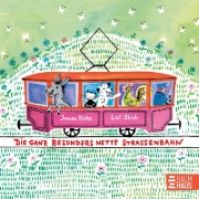 Buchcover und Innenansicht für das Buch: Die ganz besonders nette Straßenbahn