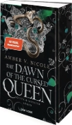 Buchcover und Innenansicht für das Buch: The Dawn of the Cursed Queen (Gods & Monsters 03)