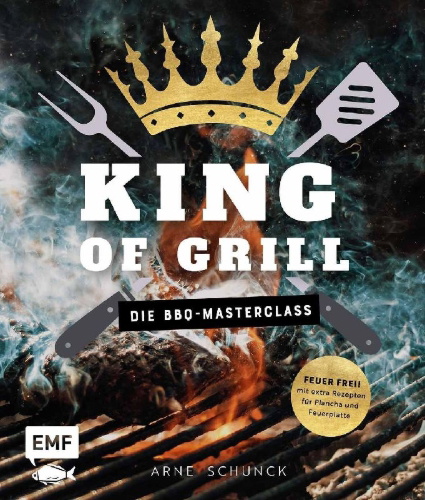 Buchcover und Innenansicht für das Buch: King of Grill - Die BBQ-Masterclass