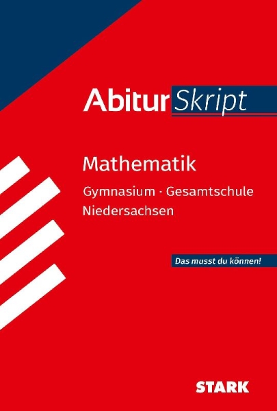Buchcover und Innenansicht für das Buch: STARK Mathematik - AbiturSkript Niedersachsen