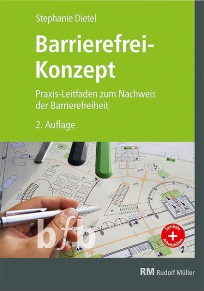 Buchcover und Innenansicht für das Buch: Barrierefrei-Konzept