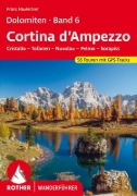 Buchcover und Innenansicht für das Buch: Dolomiten Band 6 - Cortina d'Ampezzo