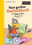 Buchcover und Innenansicht für das Buch: Mein großes Deutschbuch mit Rabe Linus - 1. Klasse