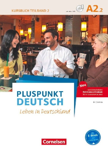 Buchcover und Innenansicht für das Buch: Pluspunkt Deutsch A2: Teilband 2 - Allgemeine Ausgabe - Kursbuch mit Video-DVD