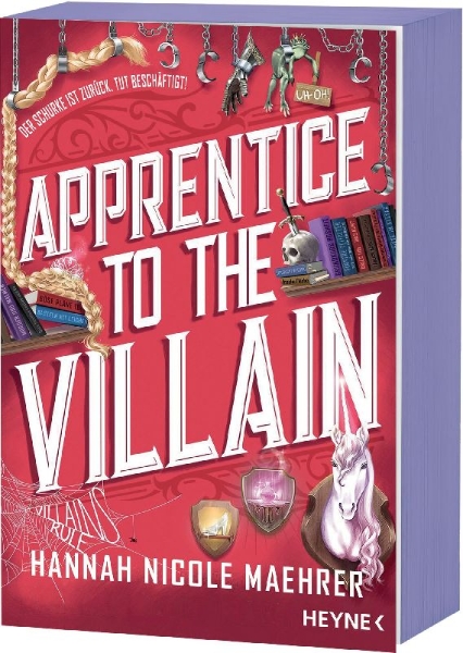 Buchcover und Innenansicht für das Buch: Apprentice to the Villain