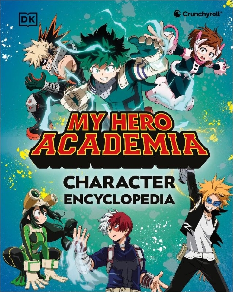 Buchcover und Innenansicht für das Buch: My Hero Academia Character Encyclopedia