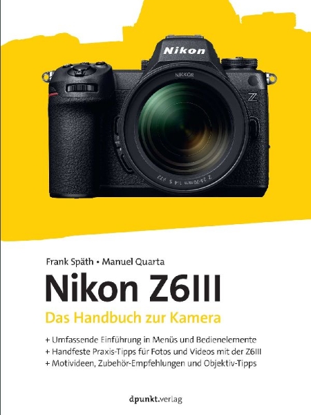 Buchcover und Innenansicht für das Buch: Nikon Z6III