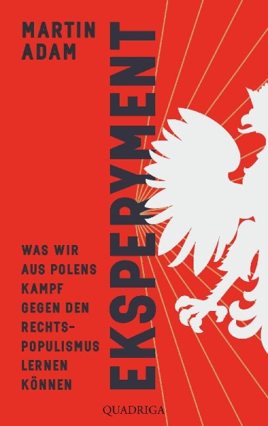 Buchcover und Innenansicht für das Buch: Eksperyment