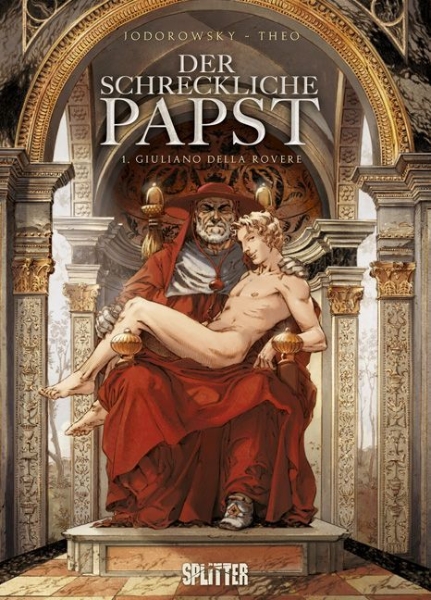 Buchcover und Innenansicht für das Buch: Le Pape terrible