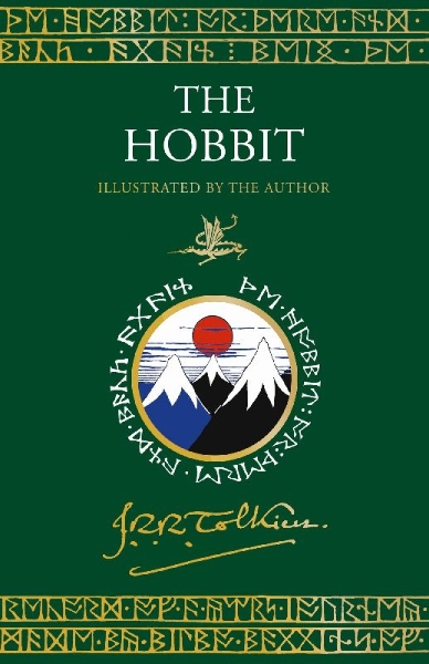 Buchcover und Innenansicht für das Buch: The Hobbit. Illustrated Edition