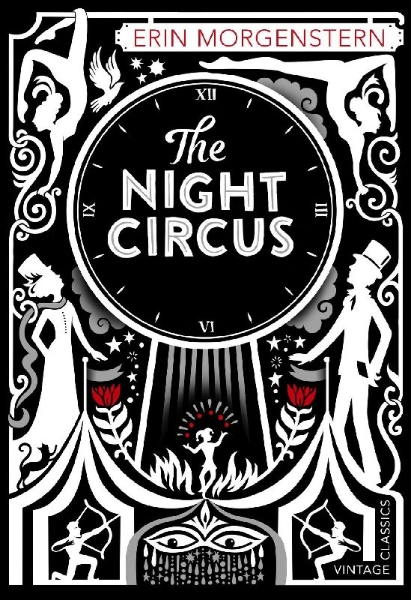 Buchcover und Innenansicht für das Buch: The Night Circus