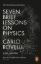 Buchcover und Innenansicht für das Buch: Seven Brief Lessons on Physics