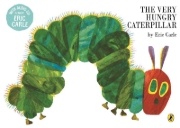Buchcover und Innenansicht für das Buch: The Very Hungry Caterpillar. Book & CD