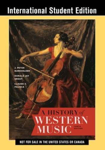 Buchcover und Innenansicht für das Buch: A History of Western Music
