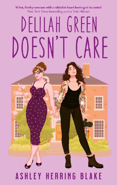 Buchcover und Innenansicht für das Buch: Delilah Green Doesn't Care
