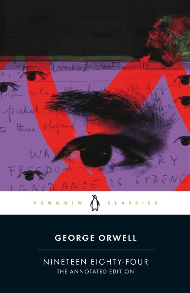 Buchcover und Innenansicht für das Buch: Nineteen Eighty-Four