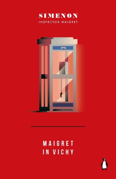 Buchcover und Innenansicht für das Buch: Maigret in Vichy