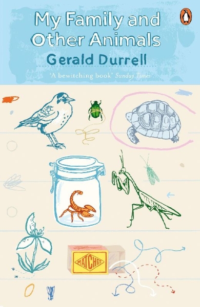 Buchcover und Innenansicht für das Buch: My Family and Other Animals