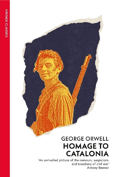 Buchcover und Innenansicht für das Buch: Homage to Catalonia