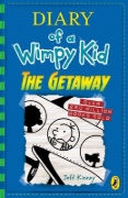Buchcover und Innenansicht für das Buch: Diary of a Wimpy Kid 12: The Getaway
