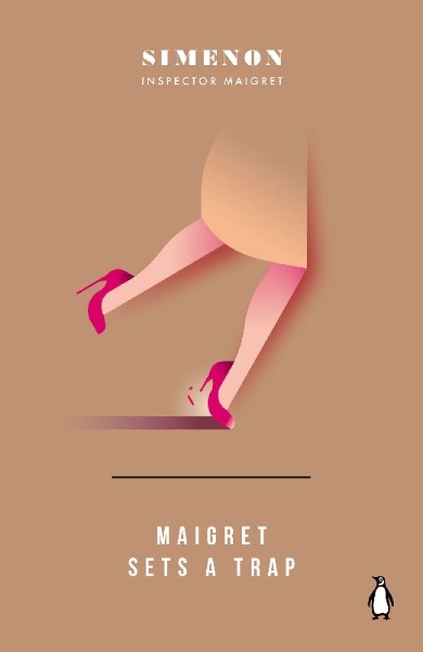 Buchcover und Innenansicht für das Buch: Maigret Sets a Trap