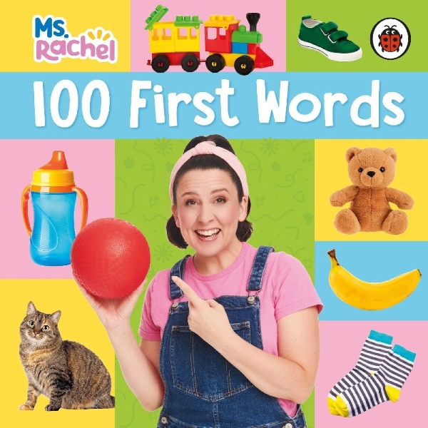 Buchcover und Innenansicht für das Buch: Ms Rachel: 100 First Words
