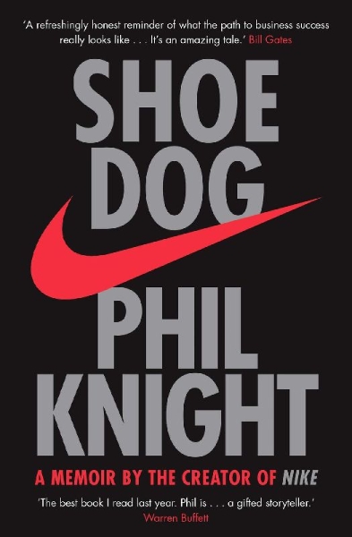 Buchcover und Innenansicht für das Buch: Shoe Dog