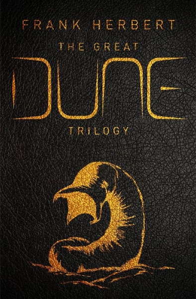 Buchcover und Innenansicht für das Buch: The Great Dune Trilogy