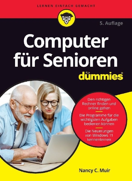 Buchcover und Innenansicht für das Buch: Computer für Senioren für Dummies