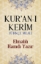 Buchcover und Innenansicht für das Buch: Kuran'i Kerim Türkce Meali