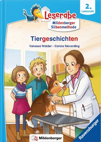 Buchcover und Innenansicht für das Buch: Leserabe-Tiergeschichten
