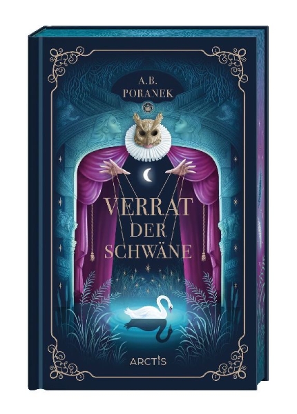 Buchcover und Innenansicht für das Buch: A Treachery of Swans