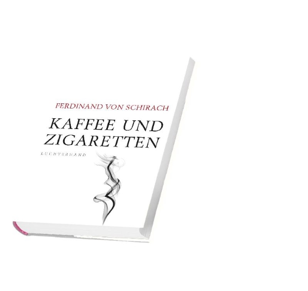 Buchcover und Innenansicht für das Buch: Kaffee und Zigaretten