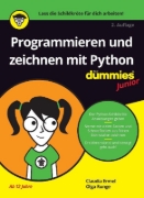Buchcover und Innenansicht für das Buch: Programmieren und zeichnen mit Python für Dummies Junior