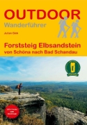Buchcover und Innenansicht für das Buch: Forststeig Elbsandstein