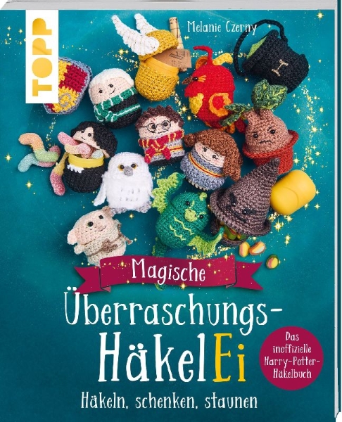 Buchcover und Innenansicht für das Buch: Magische Überraschungs-HäkelEi (kreativ.kompakt.)