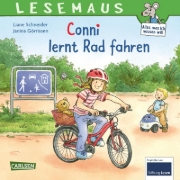 Buchcover und Innenansicht für das Buch: LESEMAUS 39: Conni lernt Rad fahren