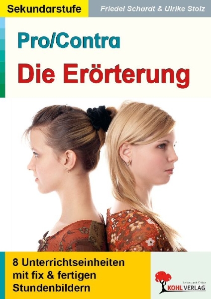 Buchcover und Innenansicht für das Buch: Pro & Contra / Die Erörterung 6 fertige Stundenbilder