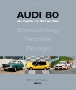 Buchcover und Innenansicht für das Buch: Audi 80 - Alle Modelle von 1972 bis 1995.